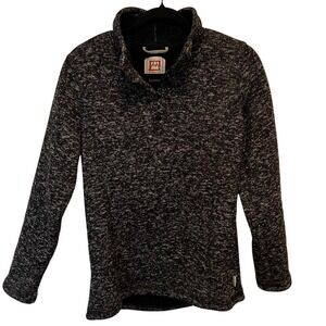 Avalanche Outdoor Supply Co Women Speckled Fleece Lined Pullover Sweater Size M